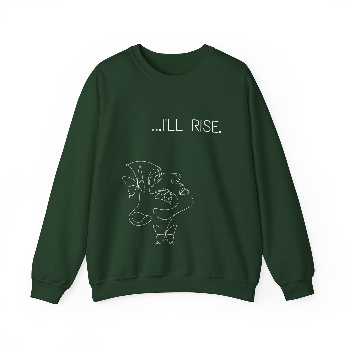 I'll Rise Butterfly Sketch Sweatshirt