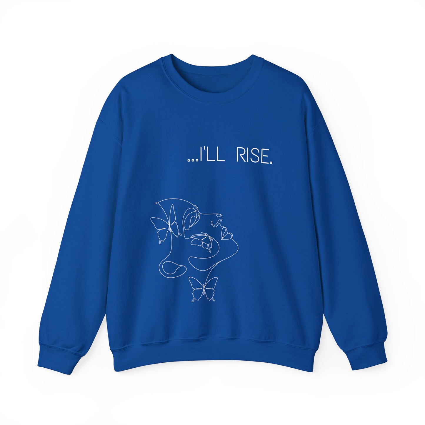I'll Rise Butterfly Sketch Sweatshirt