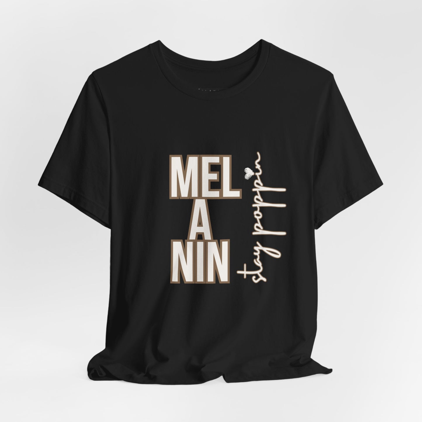 Glow with Pride – Melanin Stay Poppin Graphic Tee