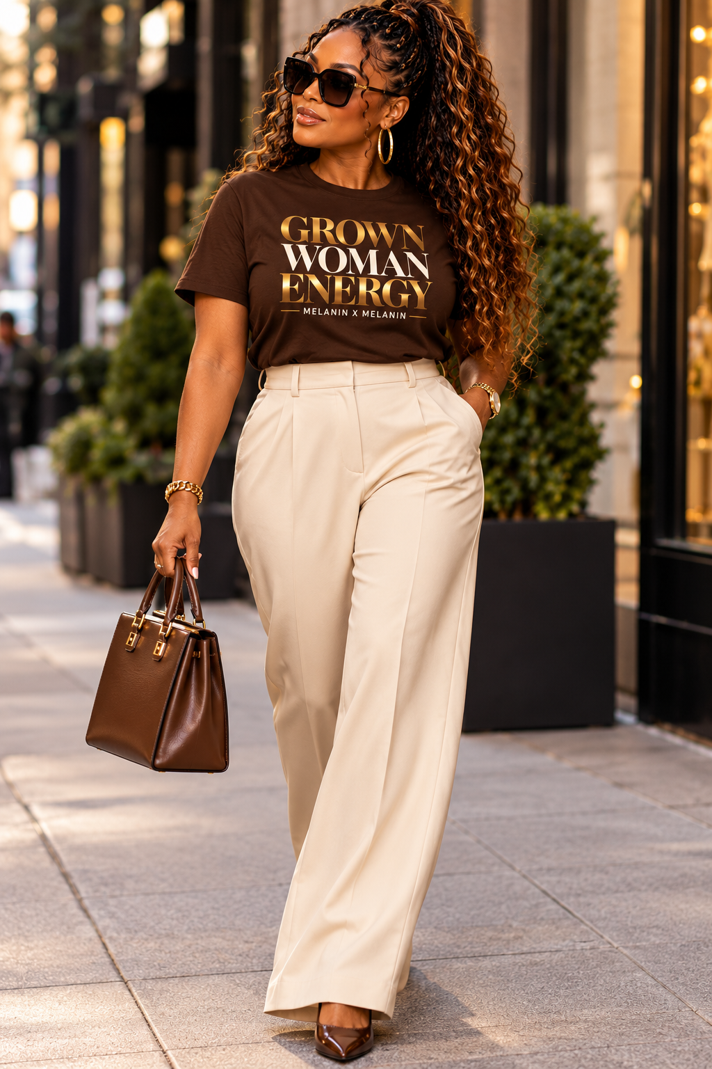 Grown Woman Energy Statement Tee | Melanin X Melanin