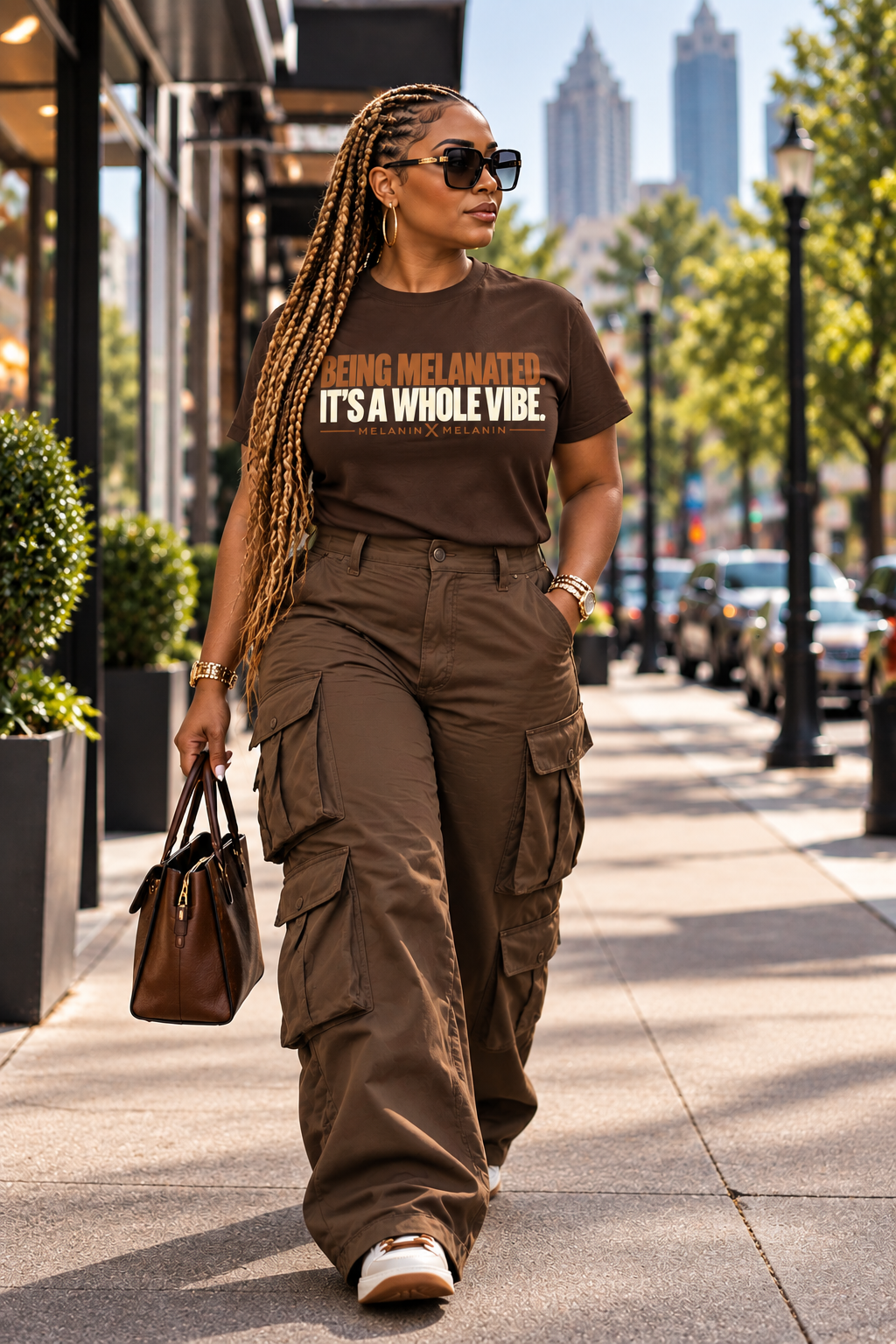 Being Melanated. It’s A Whole Vibe. Statement Tee | Melanin X Melanin