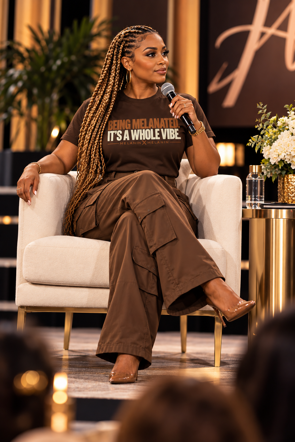 Being Melanated. It’s A Whole Vibe. Statement Tee | Melanin X Melanin