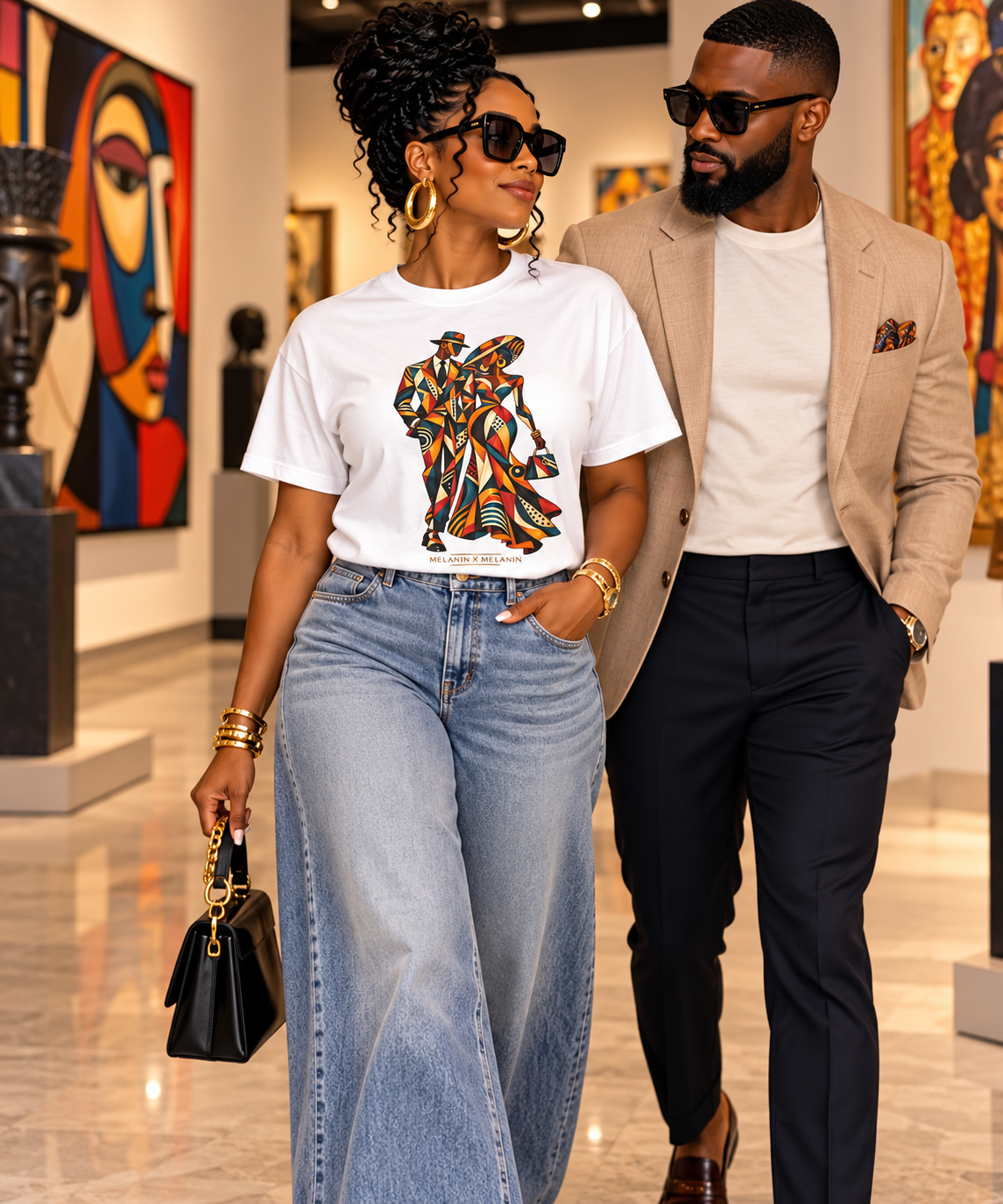 Rooted Together Art Tee | Melanin X Melanin