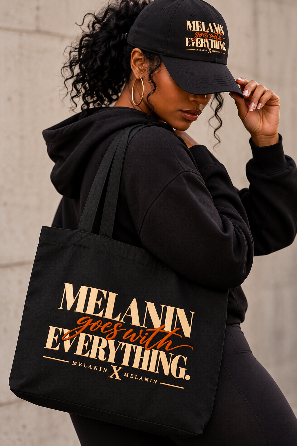 Melanin Goes With Everything Tote | Melanin X Melanin