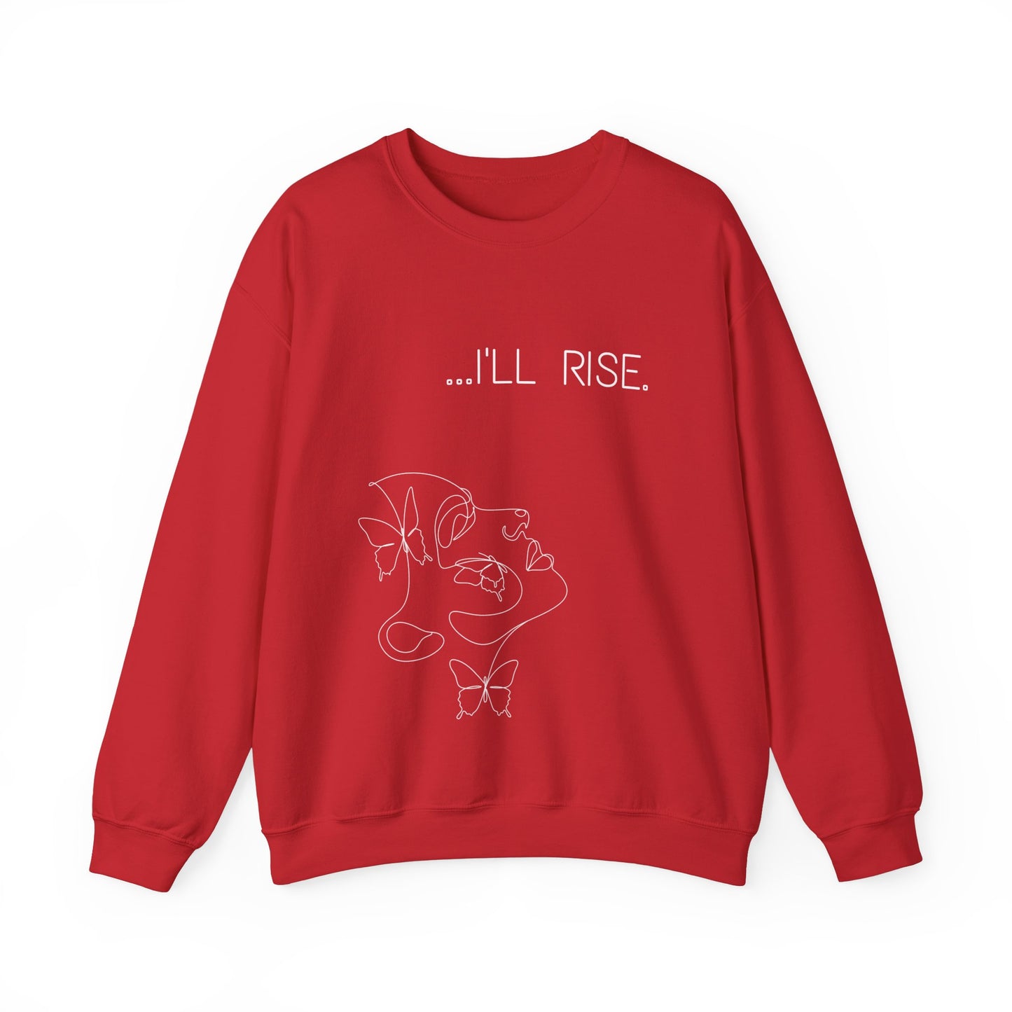 I'll Rise Butterfly Sketch Sweatshirt