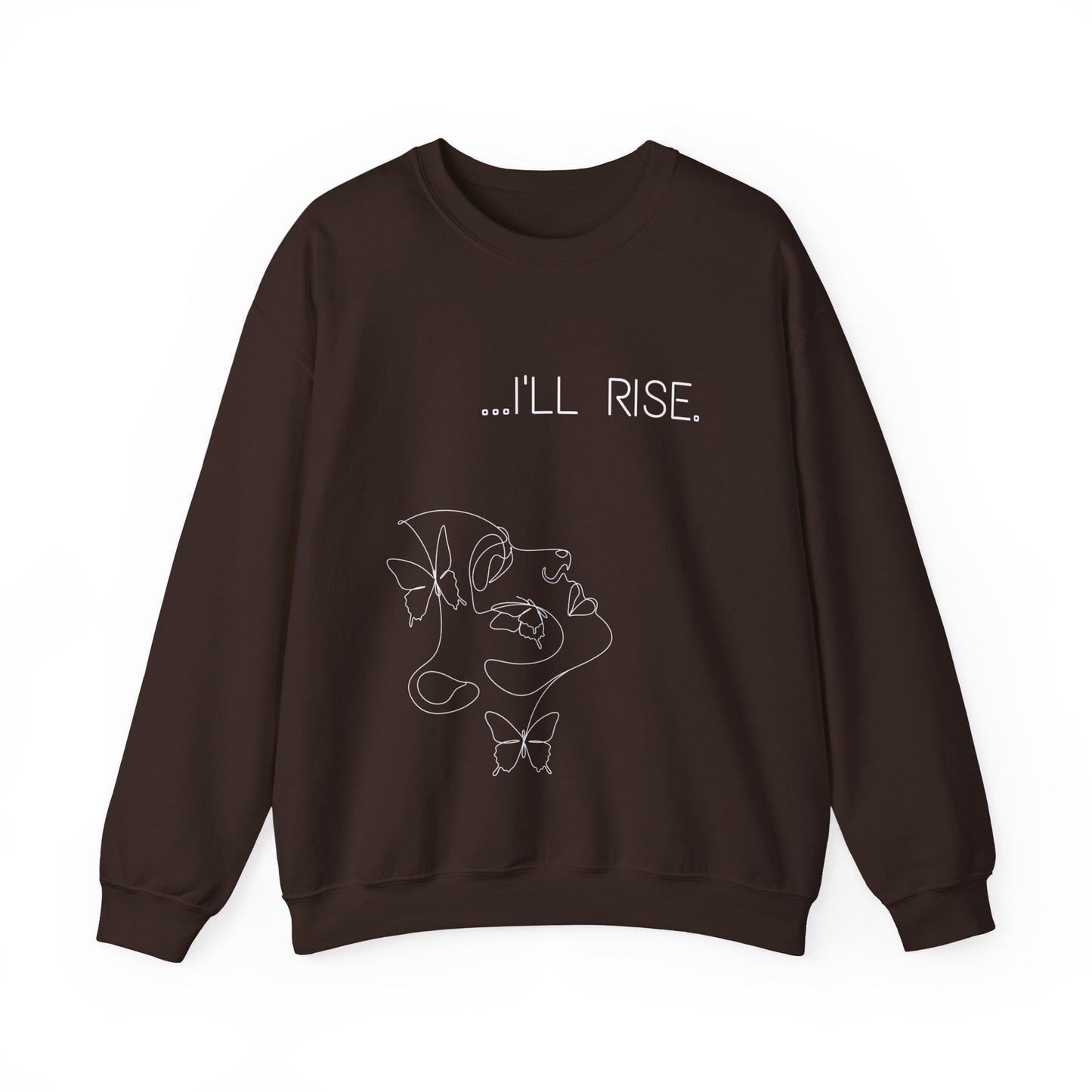 I'll Rise Butterfly Sketch Sweatshirt